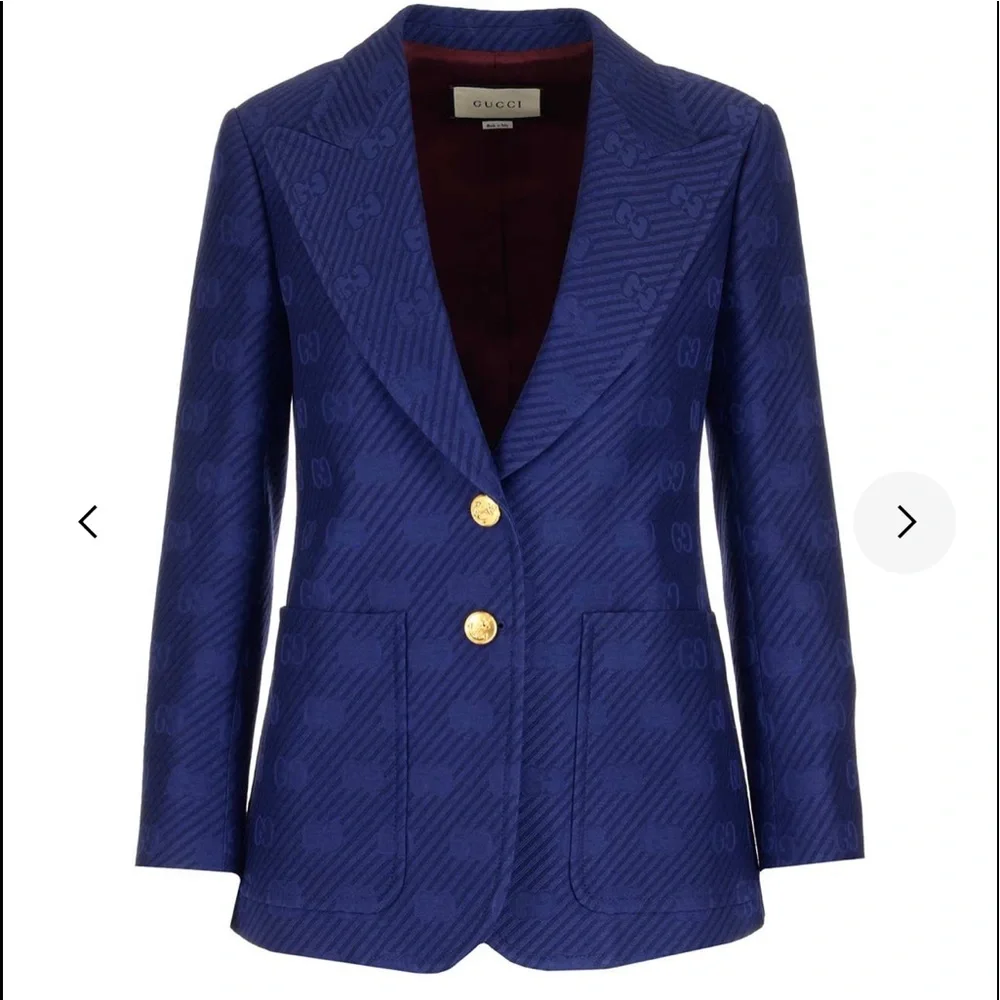 🛑SOLD🛑 GUCCI monogram blazer/jacket Size 44 IT - Picture 1 of 12